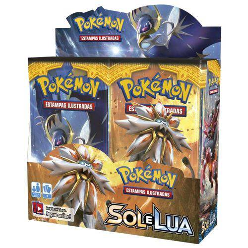 Box Display Pokémon Sol e Lua