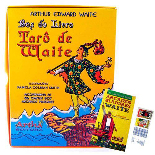 Box do Livro Tarô de Waite + Tarô Arcanos Maiores Editora Artha