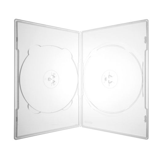 Box DVD Amaray Slim Duplo Transparente 1 Unidade