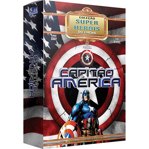 Box DVD Capitão América (2 Discos)