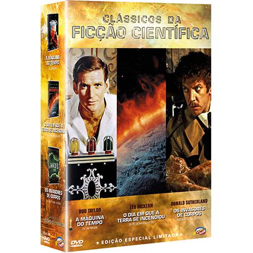 Box DVD - Clássicos da Ficção Científica (3 Discos)