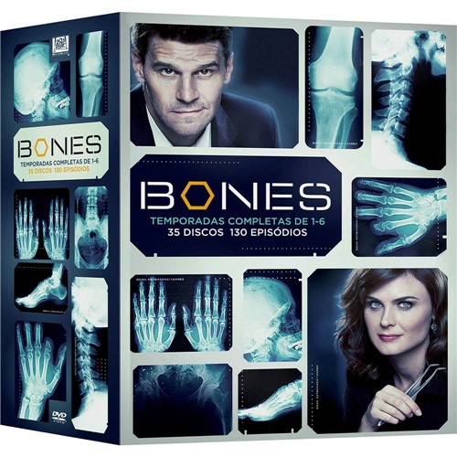 Box DVD Coleção Bones: 1ª à 6ª Temporada