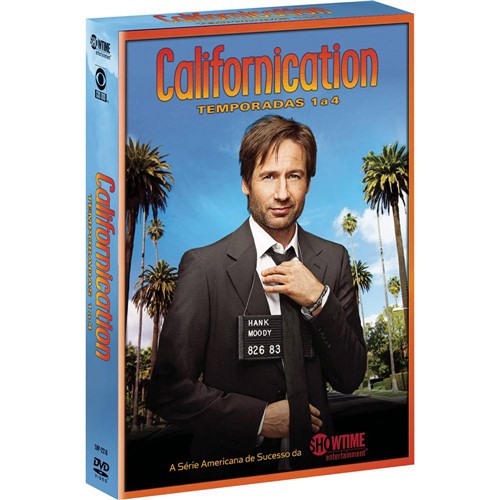 Box DVD Coleção Californication: 1ª à 4ª Temporada - (8 DVDs)