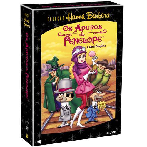 Box DVD - Coleção os Apuros de Penélope Charmosa - Série Completa (3 Discos)