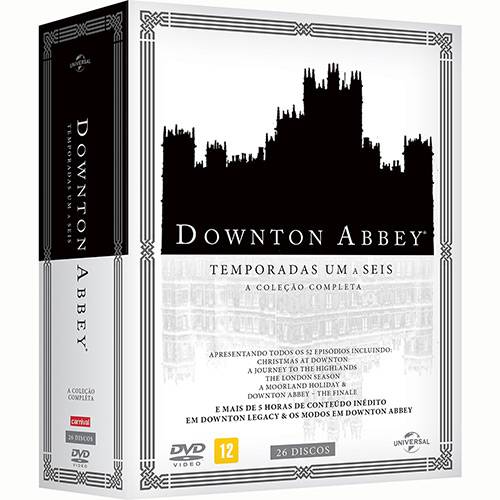 Box DVD - Downton Abbey: a Coleção Completa Legacy - Temporadas 1 a 6 (26 Discos)