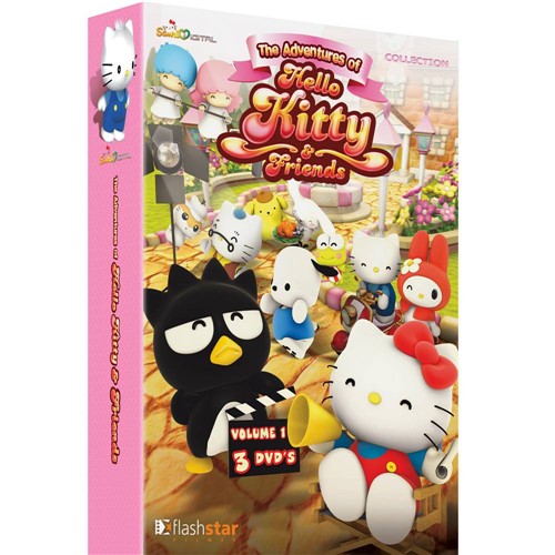 Box DVD Hello Kitty - Vol 1 (3 DVDs)