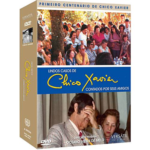 Box DVD Lindos Casos de Chico Xavier Contados por Seus Amigos