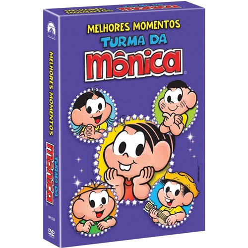 Box DVD Melhores Momentos Turma da Mônica (5 DVDs)
