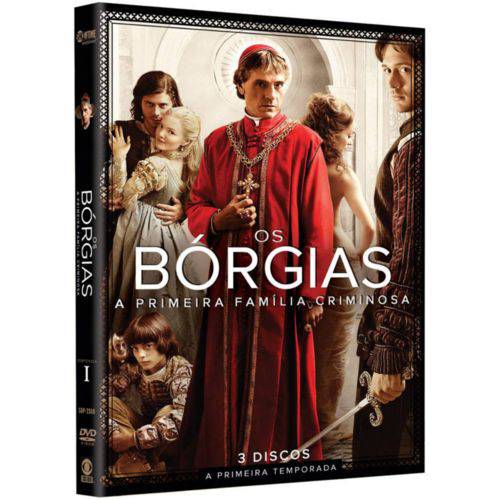 Box Dvd - os Bórgias 1ª Temporada Completa (3 Discos)