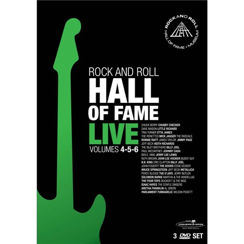 Box DVD Rock And Roll Hall Of Fame - Vol. 4, 5 e 6 (3 DVDs)