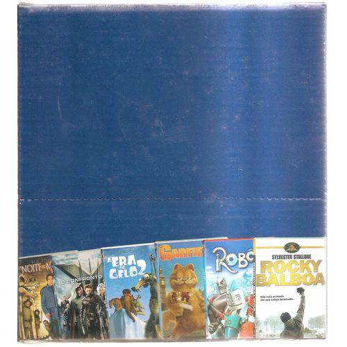 Box DVD Rock Balboa + Garfield + Robôs + X-men + uma Noite no Museu+ Era do Gelo