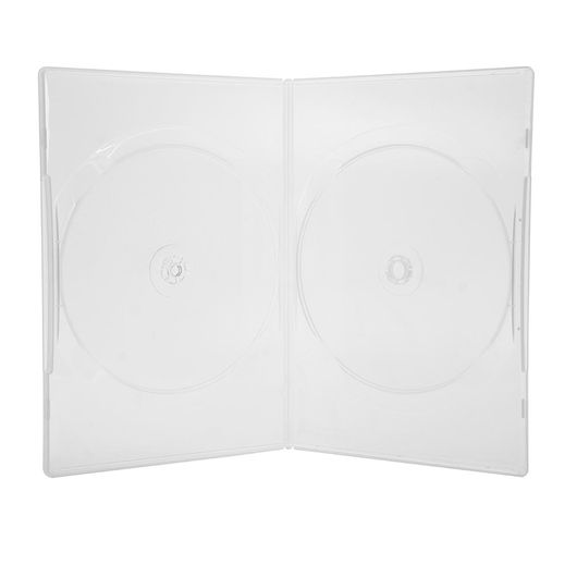 Box DVD Scanavo Slim Duplo Transparente 1 - Unidade