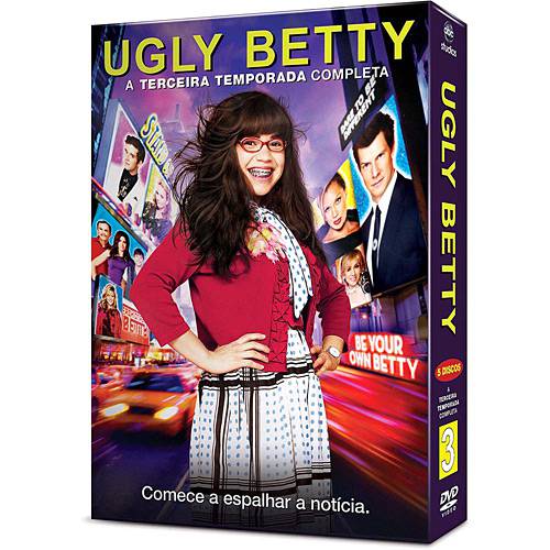 Box DVD Ugly Betty - 3ª Temporada Completa - 6 DVDs