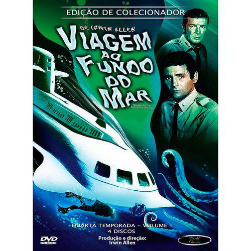 DVD - Viagem ao Fundo do Mar: 4ª Temporada Vol. 1 (1964/68) (Digibook 4 Dvds Simples)