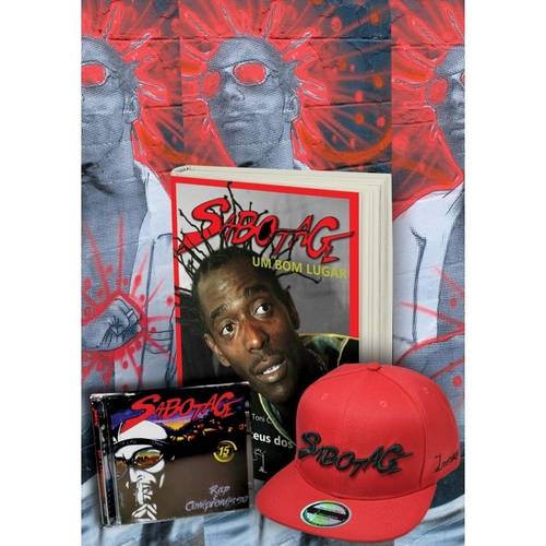 Box Sabotage - Livro Boné Cd Rap é Compromisso