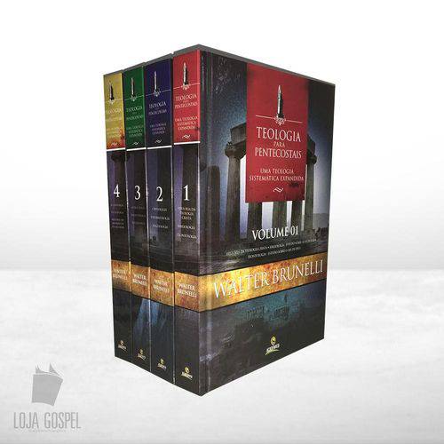 Box Teologia para Pentecostais - 4 Volumes - Central Gospel