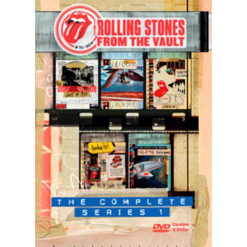 Box The Rolling Stone Fron The Vault - 5 Dvds Rock