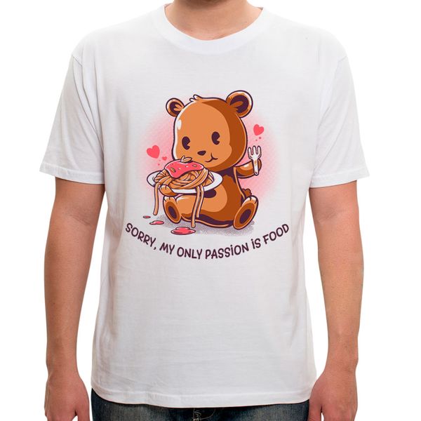 BR - Camiseta My Only Passion Is Food - Masculina - P