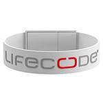 Bracelete LifeCode Salva-Vidas 17,5cm - Branco P