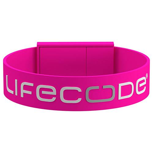 Bracelete LifeCode Salva-Vidas 19,5cm - Rosa G