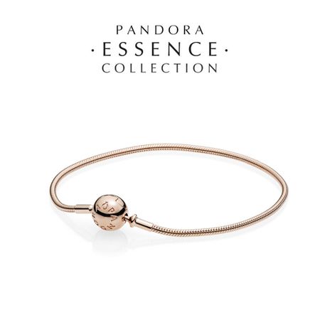 Bracelete Pandora Essence Rosetm (Clássico) - 18 Cm