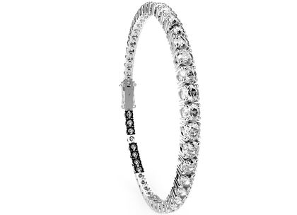 Bracelete Riviera com Diamantes de 0,015 Quilates
