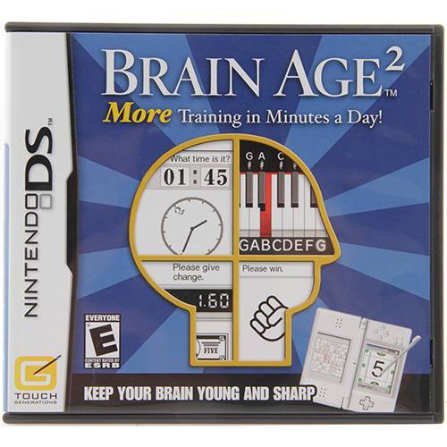 Brain Age 2 Nintendo Ds Original Lacrado