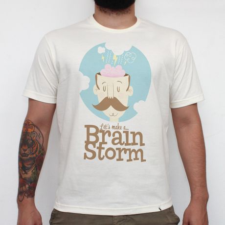 Brainstorm - Camiseta Clássica Masculina