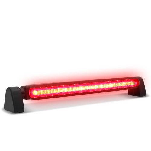 Brake Light Universal Preto Luz de Freio Auxiliar com 20 LEDs Vermelhos