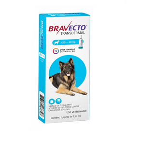 Bravecto Transdermal para Cães de 20 a 40kg - 1000mg (PIPETA)