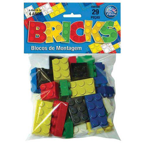 Bricks Blocos de Montagem 29 Peças Pais & Filhos