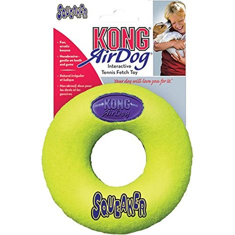 Brinquedo Air Dog Squeaker Donut ASD2 - Kong Air Dog Squeaker Donut ASD2 - Kong