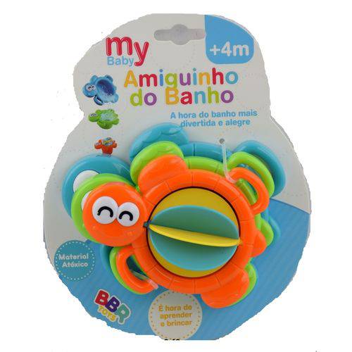 Brinquedo Amiguinho para Banho para Bebês Bbr Toys