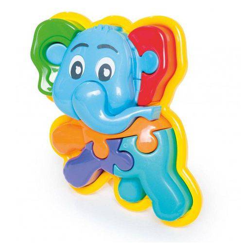 Brinquedo Animal Puzzle 3d Elefante 856 Calesita