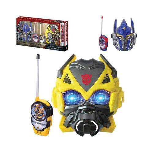 Brinquedo Art Brink Walkie Talkie com Máscaras Transformers