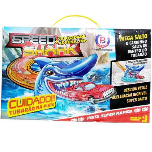Brinquedo Auto Pista Speed Feras Gigantes - Tubarão - Macro