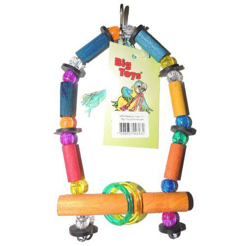 Brinquedo Big Toy para Pássaros Balanço Colorido - P