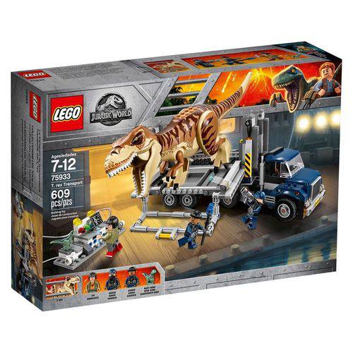 Brinquedo Bloco de Montar Lego Transporte de T - Rex 75933