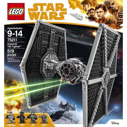 Brinquedo Blocos LEGO Star Wars Imperial Tie Fighter 75211
