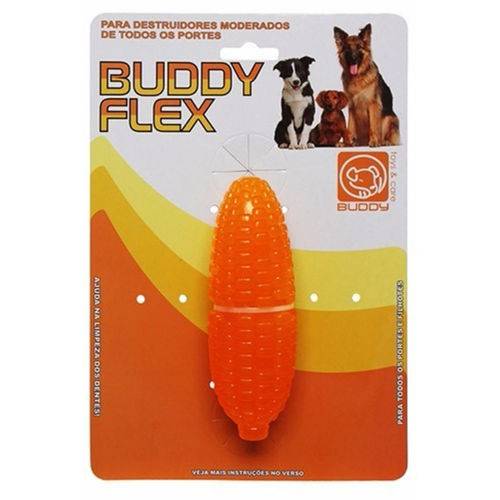 Brinquedo Buddy Flexível para Cães Milho Toys Flex