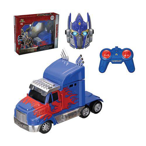 Brinquedo Caminhão Controle Remoto Art Brink Transformes Optimus Prime