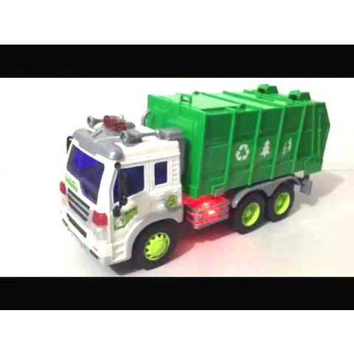 Brinquedo Caminhão de Lixo 307s com Som e Luzes - Shinytoys