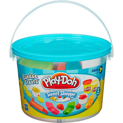 Brinquedo Conjunto Play-Doh Mini Balde Comidinhas - Hasbro