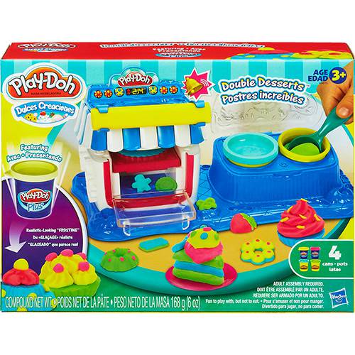 Brinquedo Conjunto Play-Doh Sobremesas Duplas - Hasbro