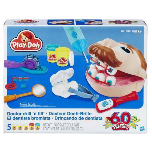 Brinquedo Conjunto Playdoh Dentista Hasbro