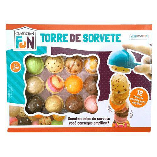 Brinquedo Creative Fun Torre de Sorvete Multikids - BR645