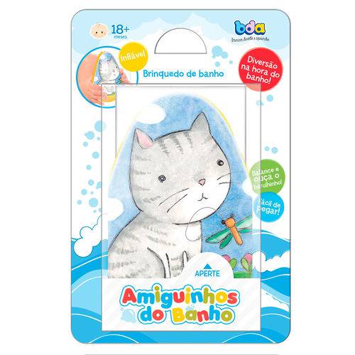 Brinquedo de Banho - Amiguinhos do Banho - Gato - Toyster