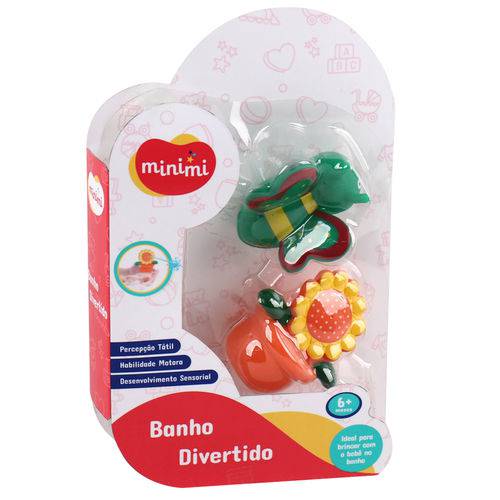 Brinquedo de Banho - Banho Divertido - Abelha e Flor - Minimi