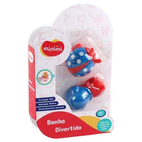 Brinquedo de Banho - Banho Divertido - Joaninha e Caracol - Minimi