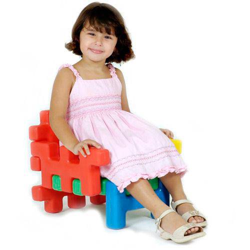 Brinquedo de Montar - Cadeira Monte Play - Alpha Brinquedos